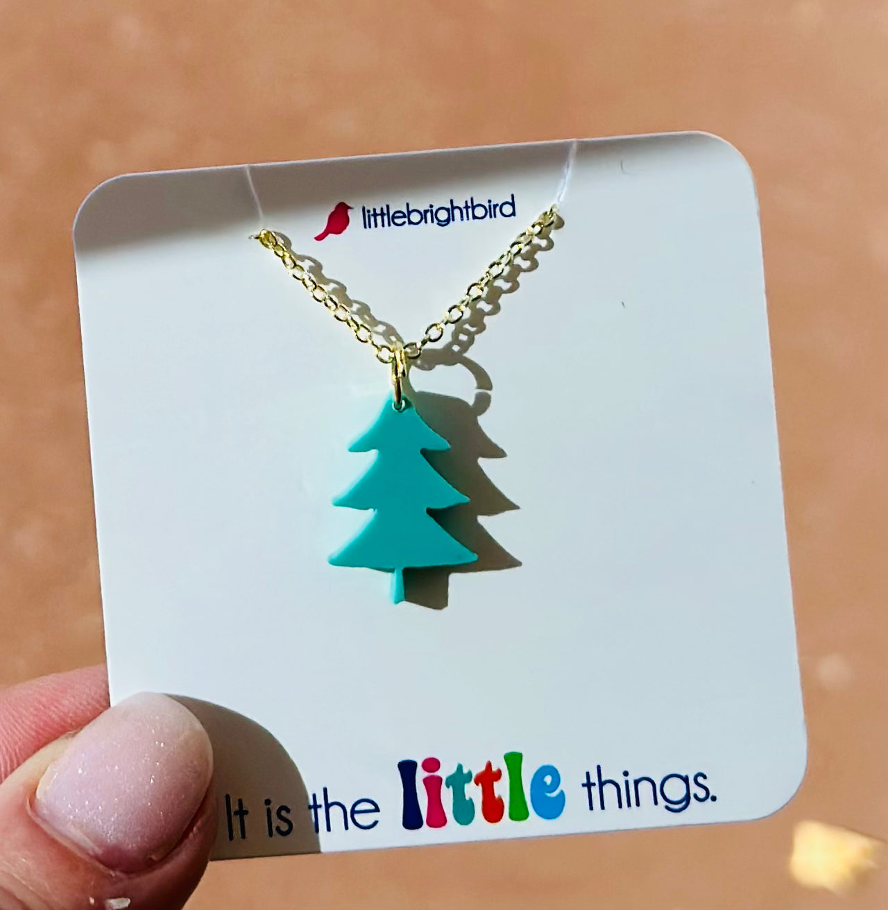 Acrylic Mini Tree - Turqoiuse