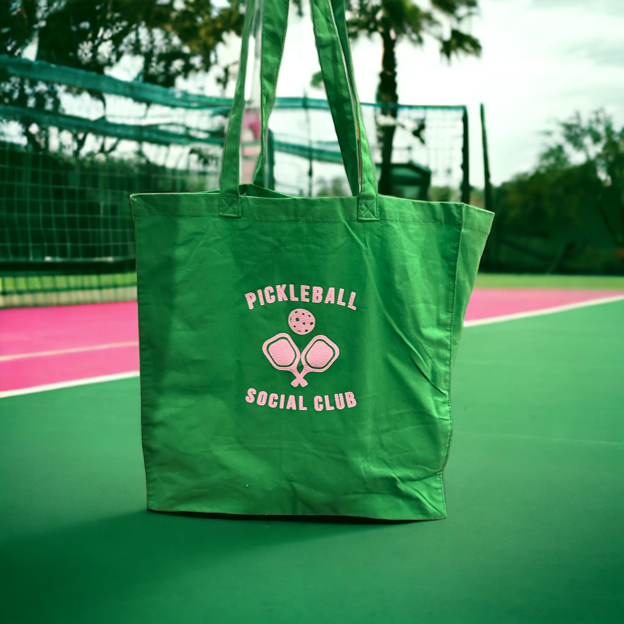 Pickleball Social Club green tote