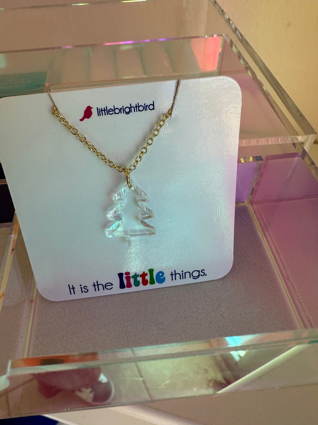 Acrylic Mini Tree - Clear