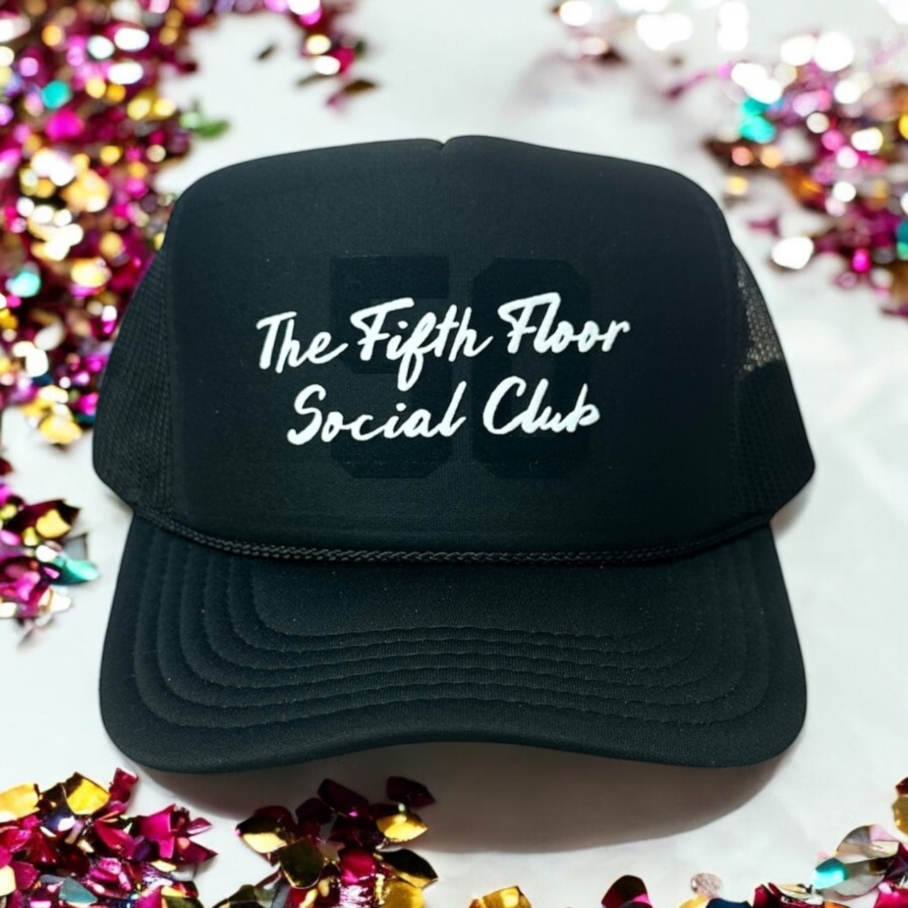 5th Floor Social Club (50s) - Black Trucker Hat