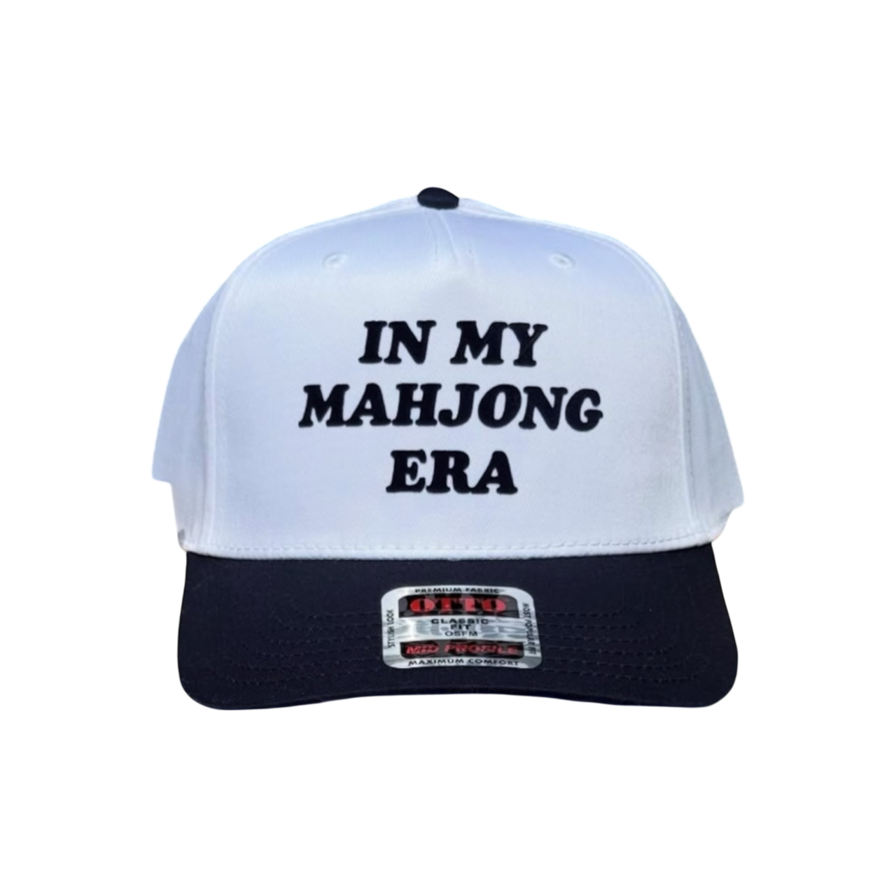 In my Mahjong Era - White/Navy Classic Fit Hat