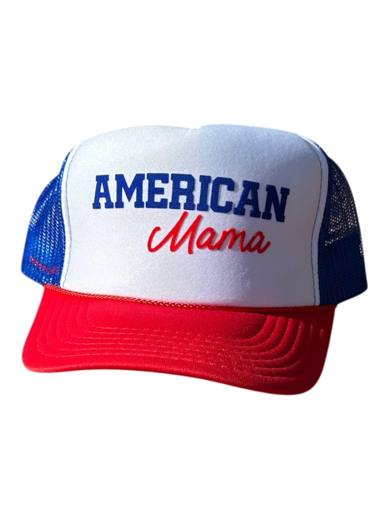 American Mama - Red, White & Blue Trucker Hat