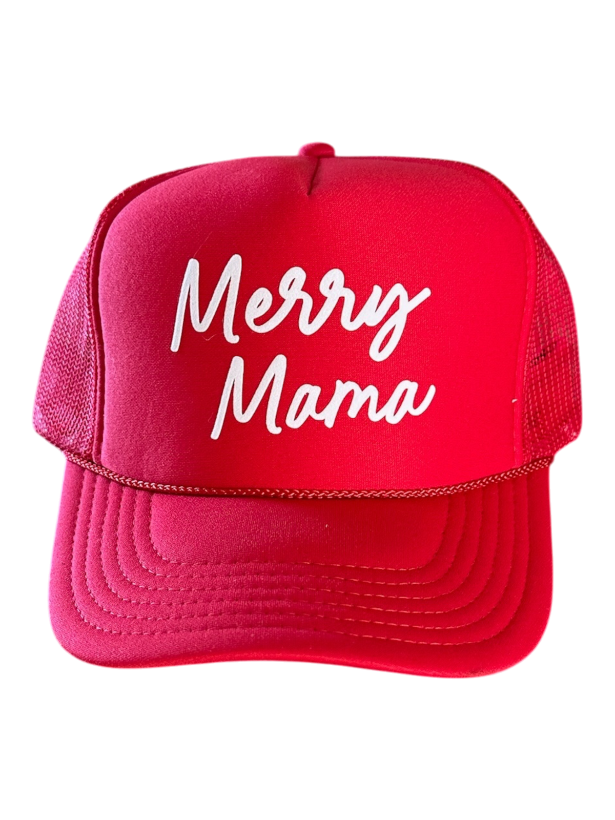 Merry Mama - Red Trucker Hat