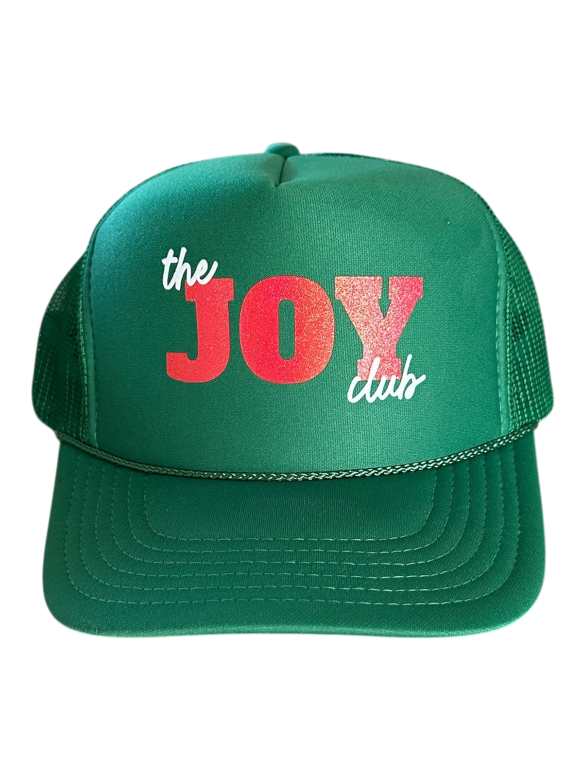 the JOY club - Green Trucker Hat