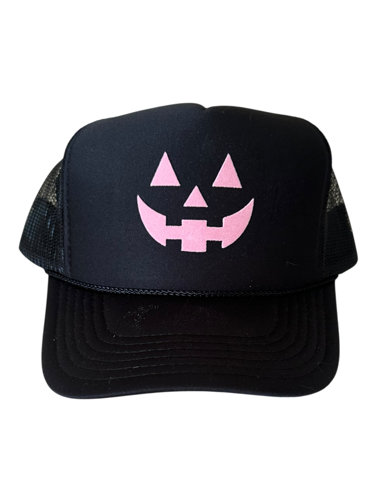 Jack O' Lantern - Black Trucker Hat