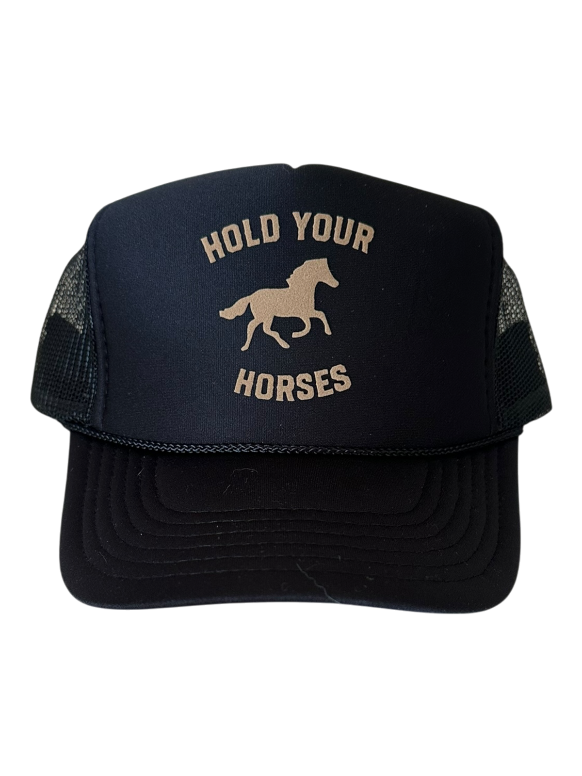 Hold Your Horses - Brown Trucker Hat