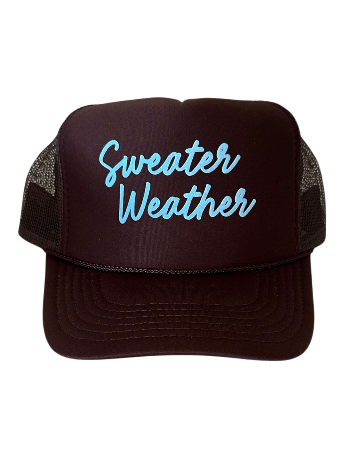 Sweater Weather - Brown Trucker Hat