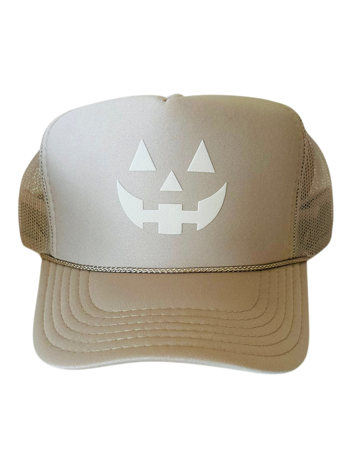 Jack O' Lantern - Khaki Trucker Hat