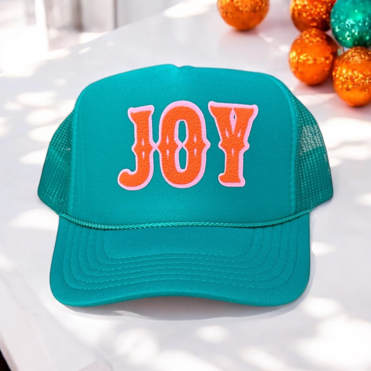 JOY - Teal Trucker