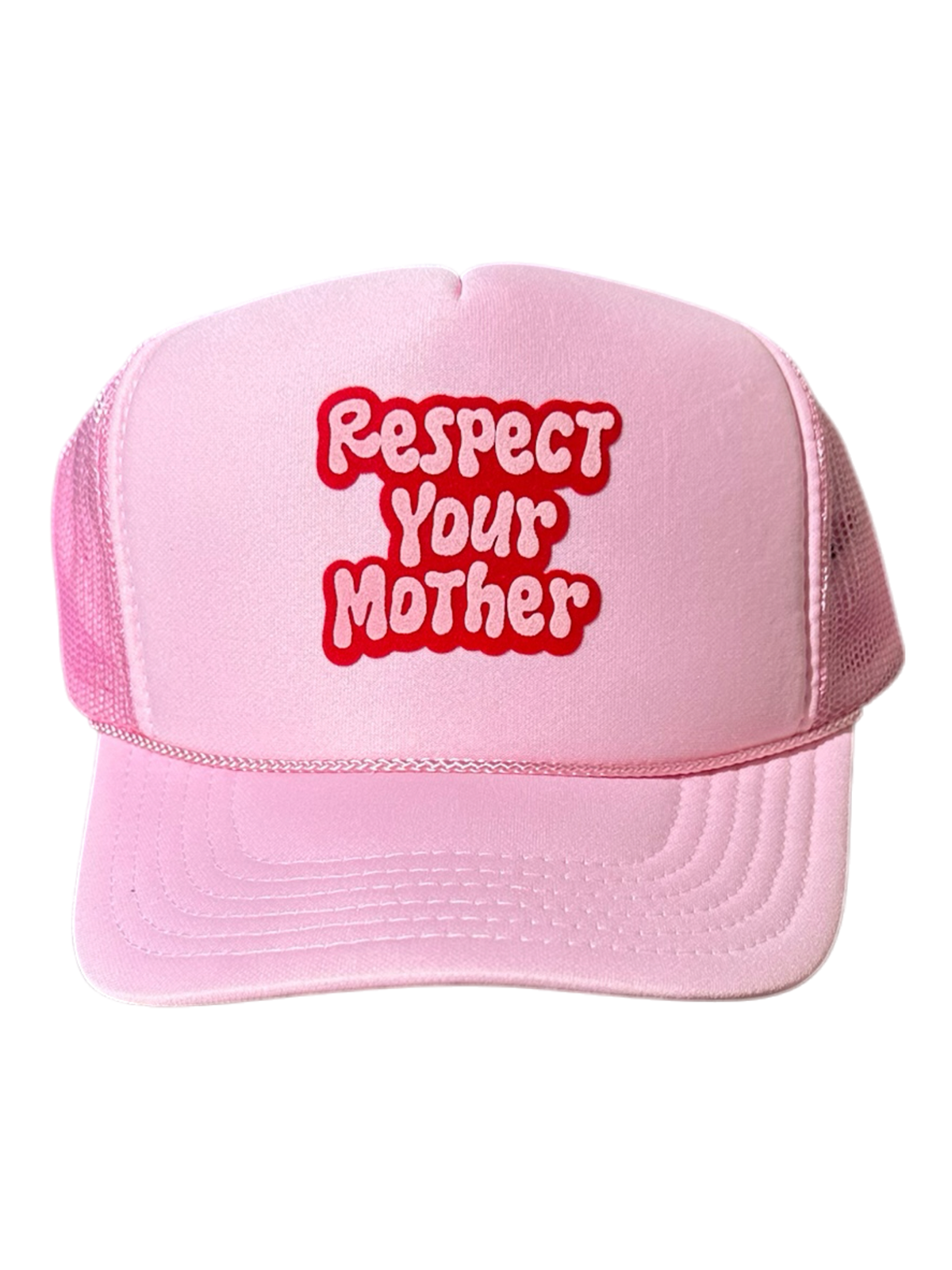 Respect Your Mother - Pink Trucker Hat