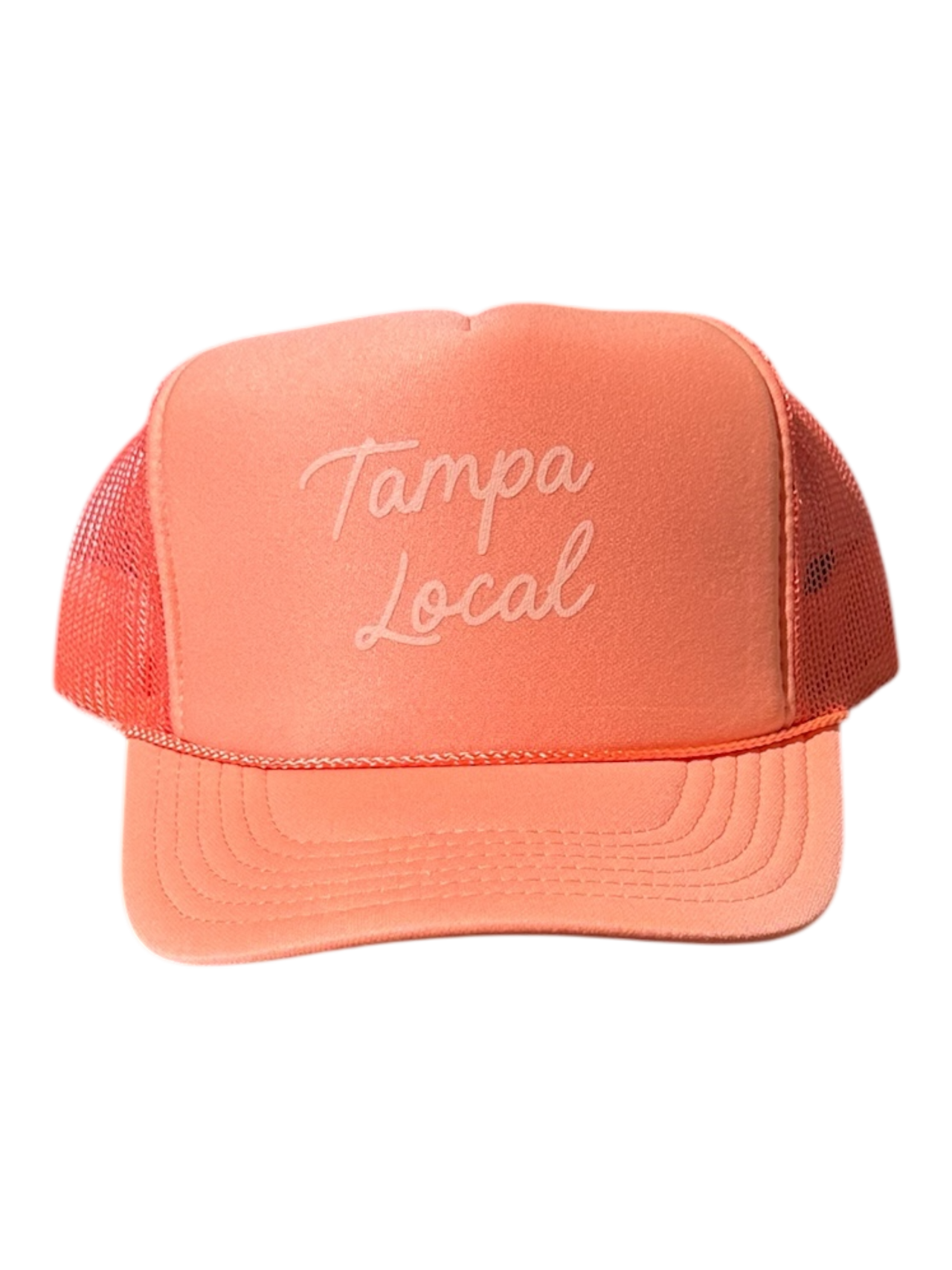 SPRING - Coral Tonal Trucker Hat (Customize)
