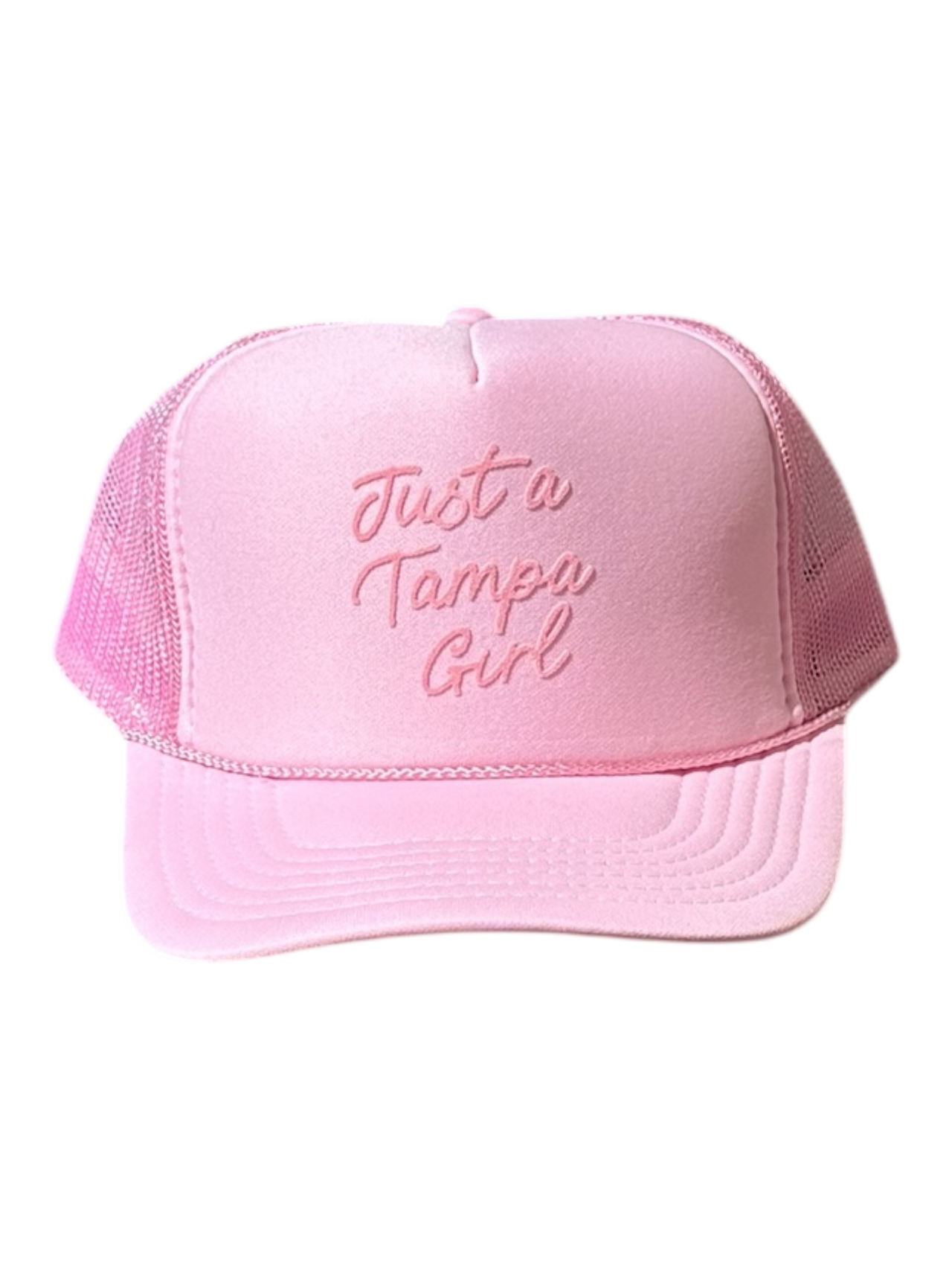 SPRING - Light Pink Tonal Trucker Hat (Customize)
