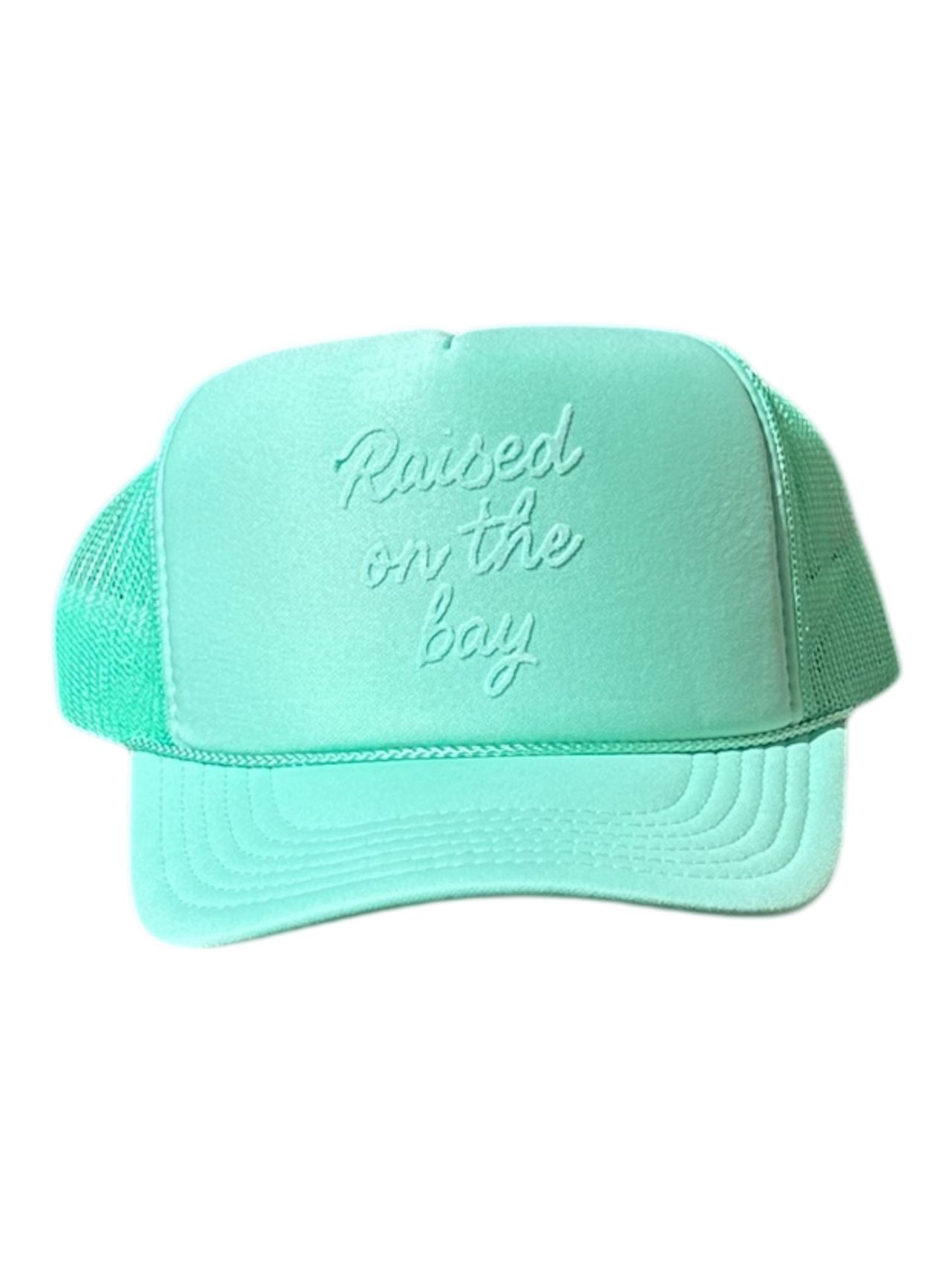 SPRING - Mint Green Tonal Trucker Hat (Customize)