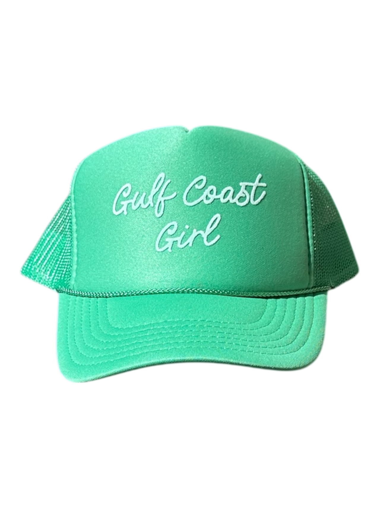 SPRING - Cactus Green Tonal Trucker Hat (Customize)