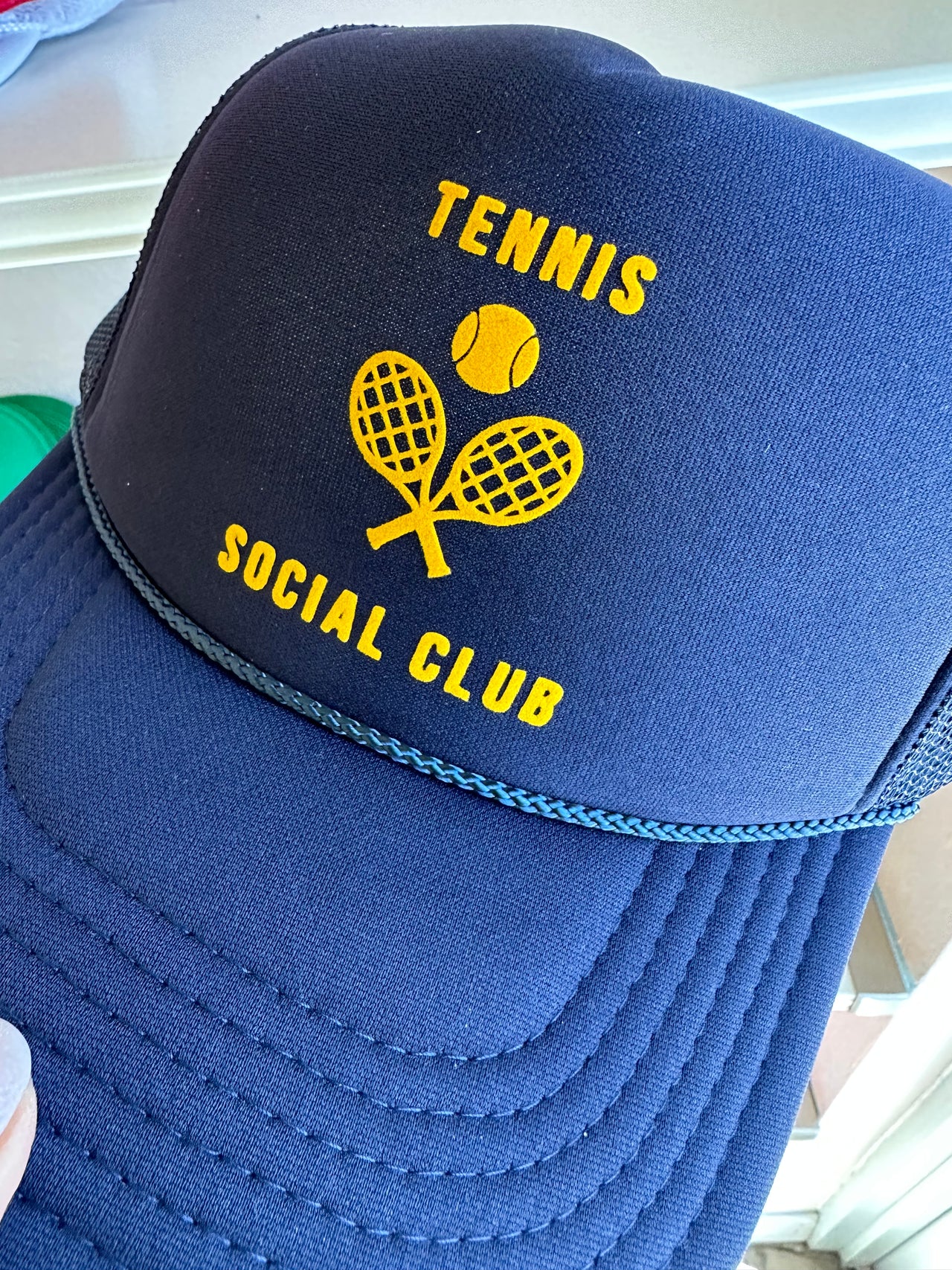 Tennis Social Club Trucker - Navy