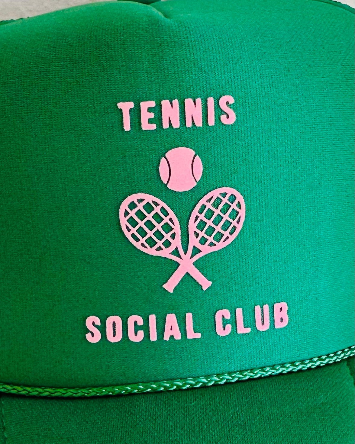 Tennis Social Club Trucker - Green