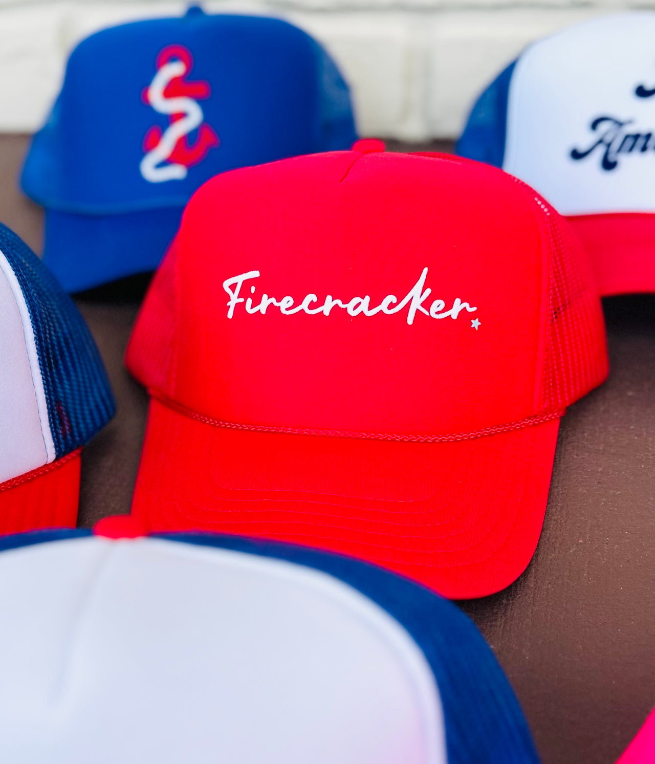 Firecracker - Red Trucker Hat