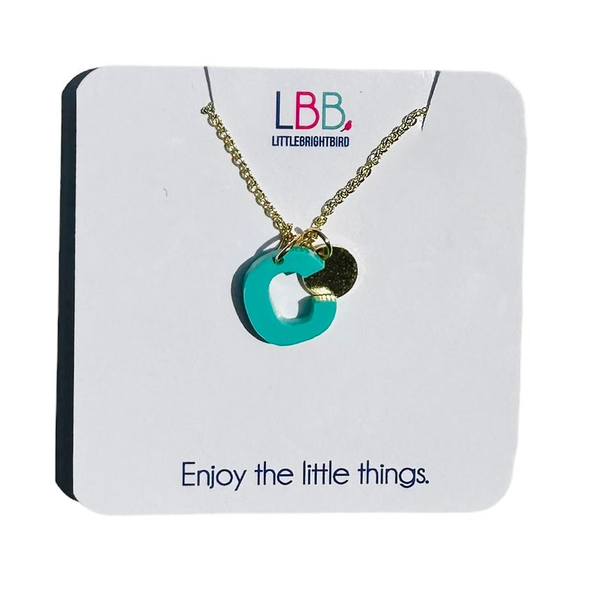 Acrylic Monogram - Turquoise