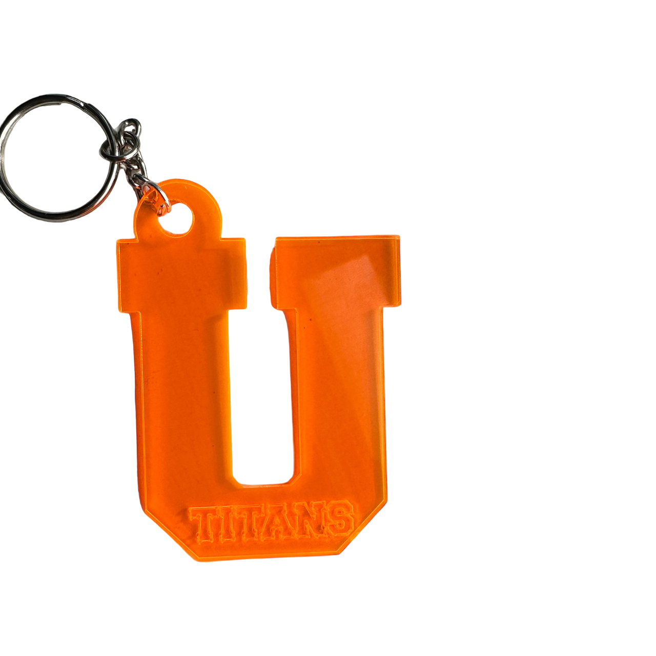 University 'U' Titans Keychain