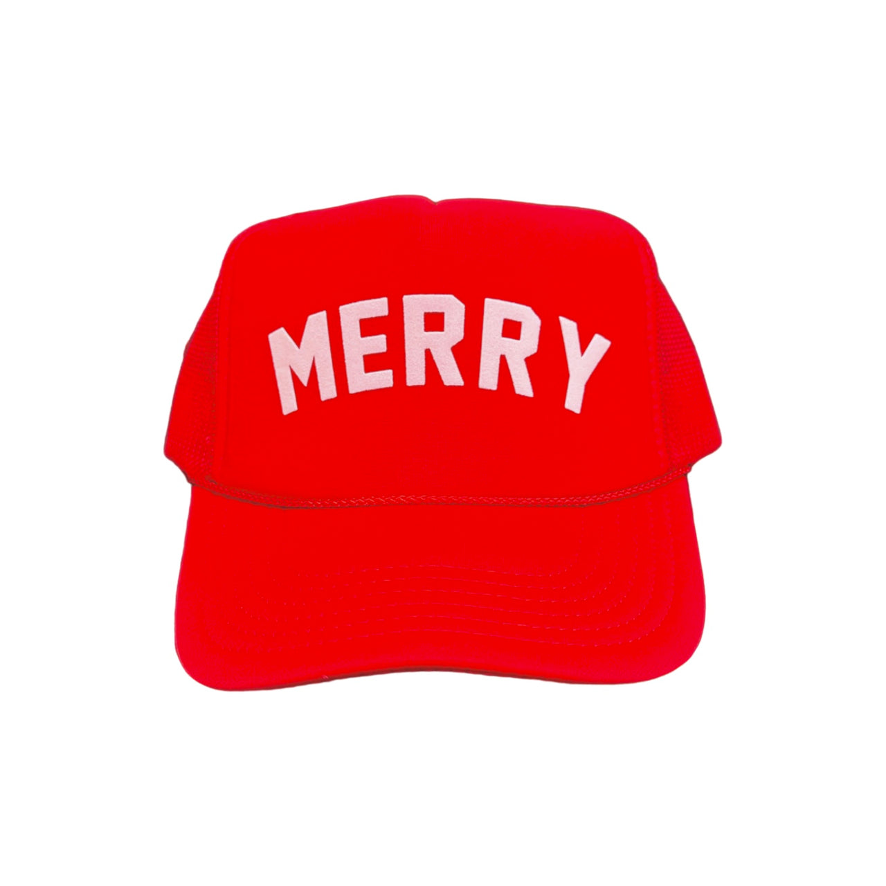 Holiday - Velvet MERRY Red Trucker