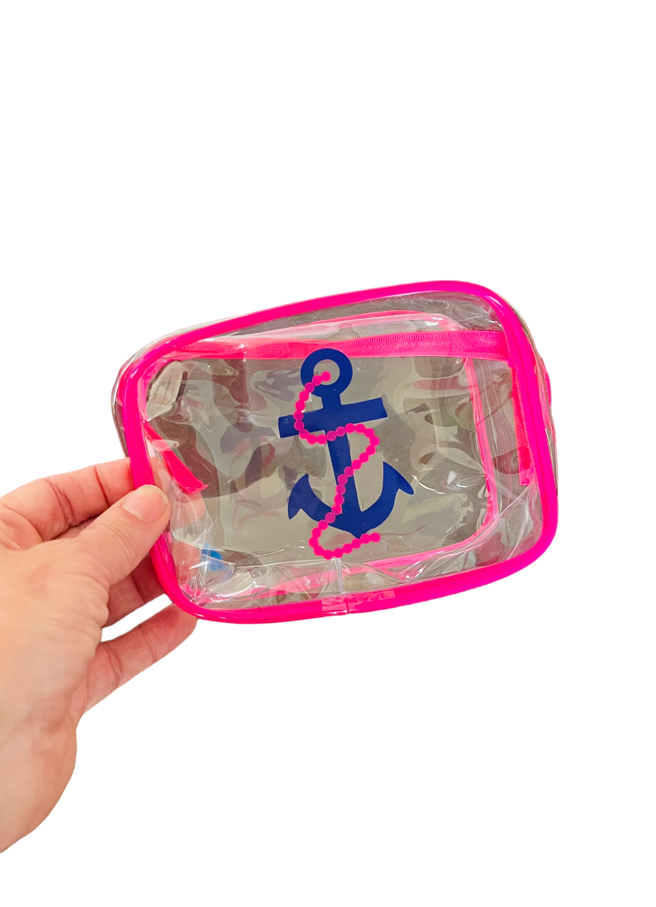 Anchor - clear cosmetic bag