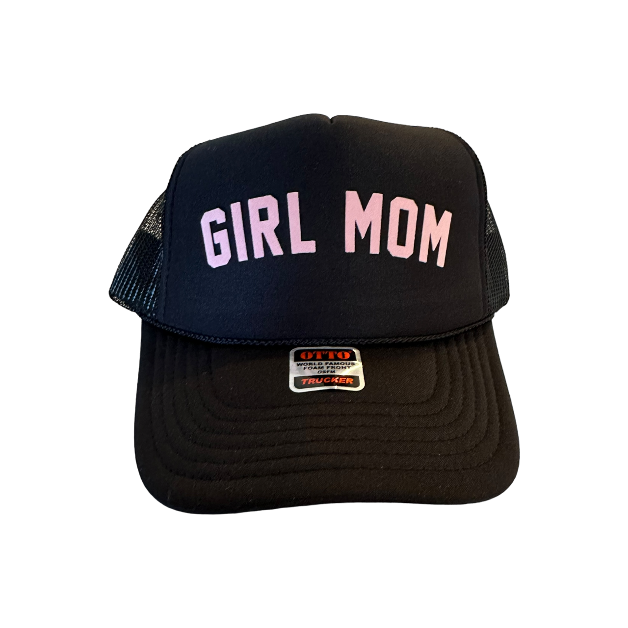 GIRL MOM Black Trucker
