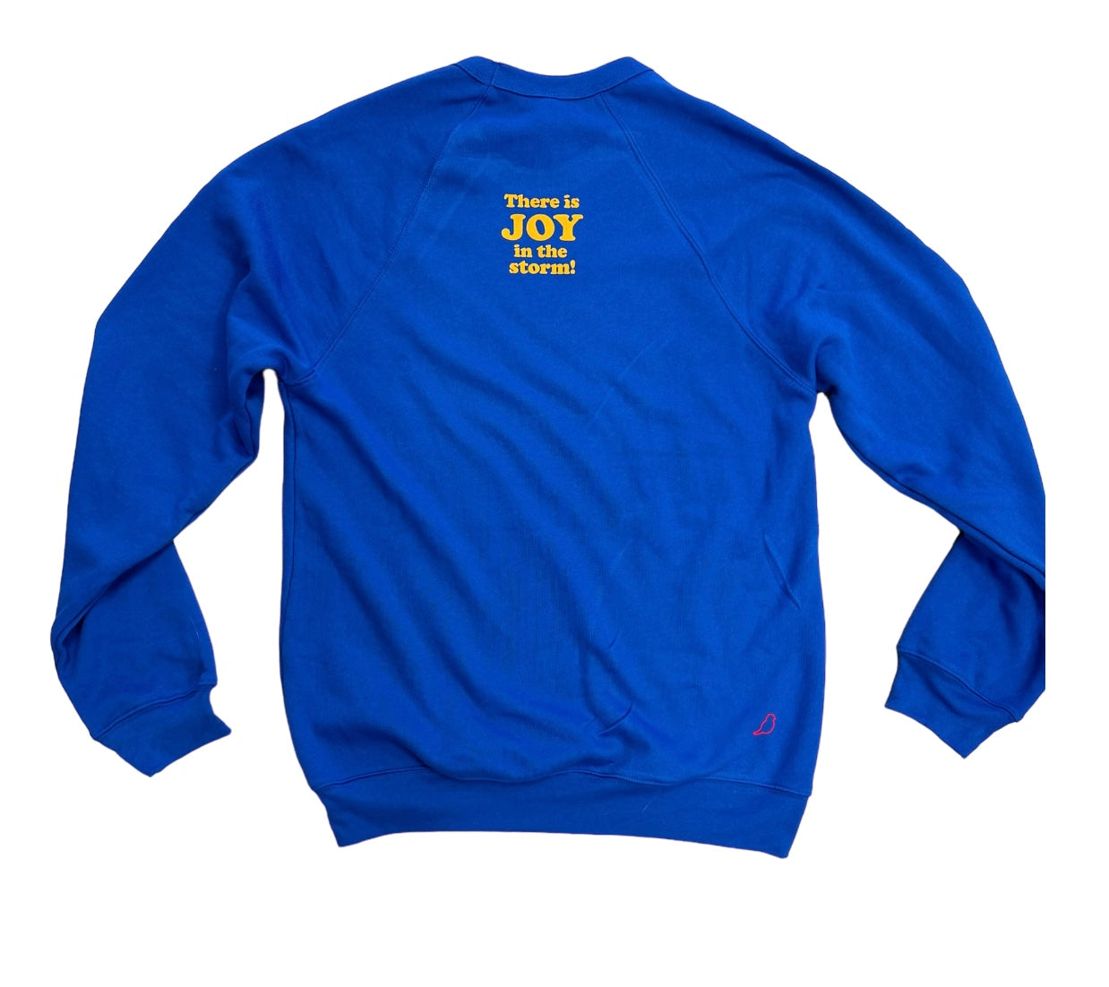 Bolt/Happy Face (JOY in the storm) Royal Blue Sweatshirt
