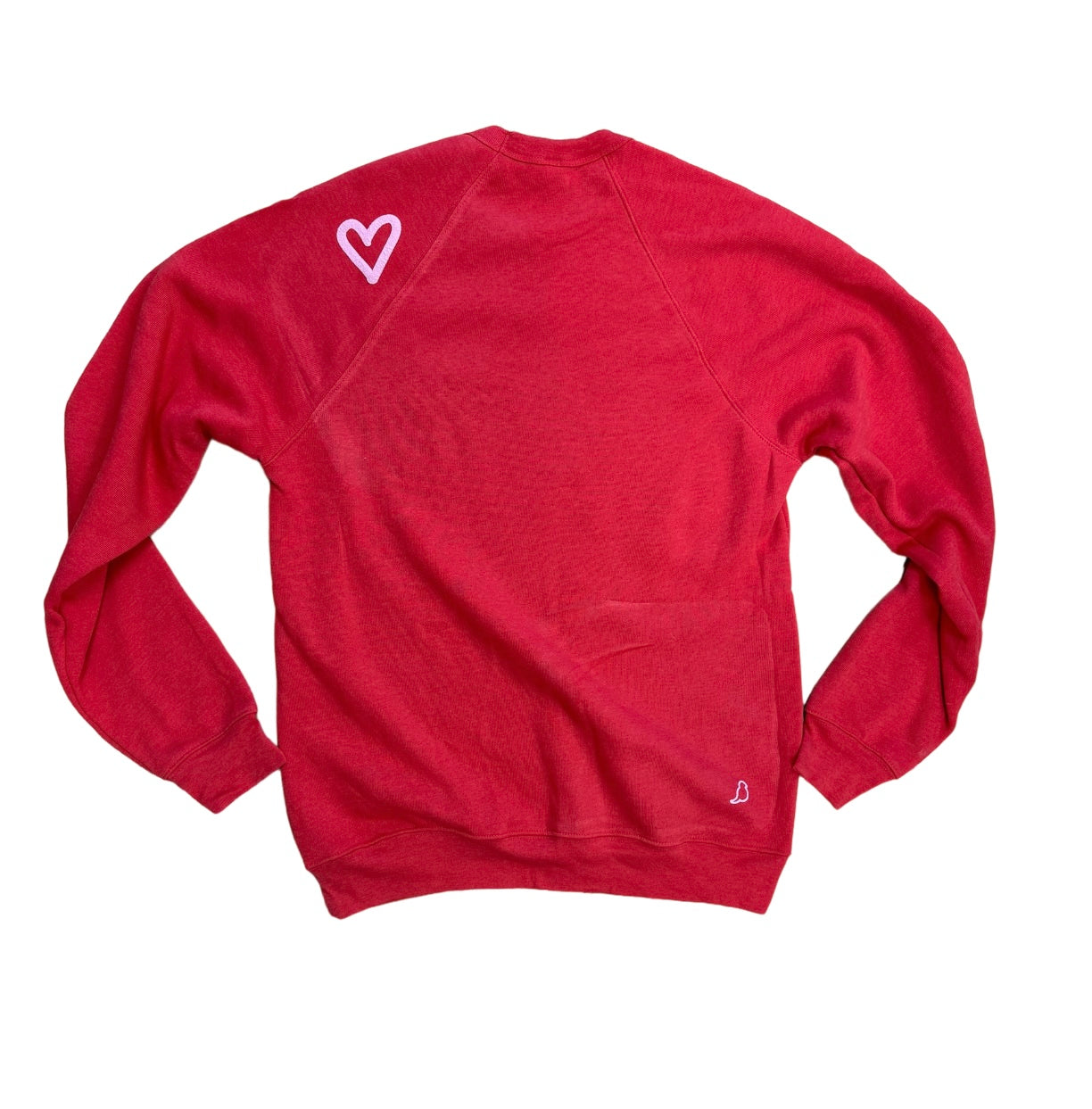 Follow Your Heart Sweatshirt - Heather Red