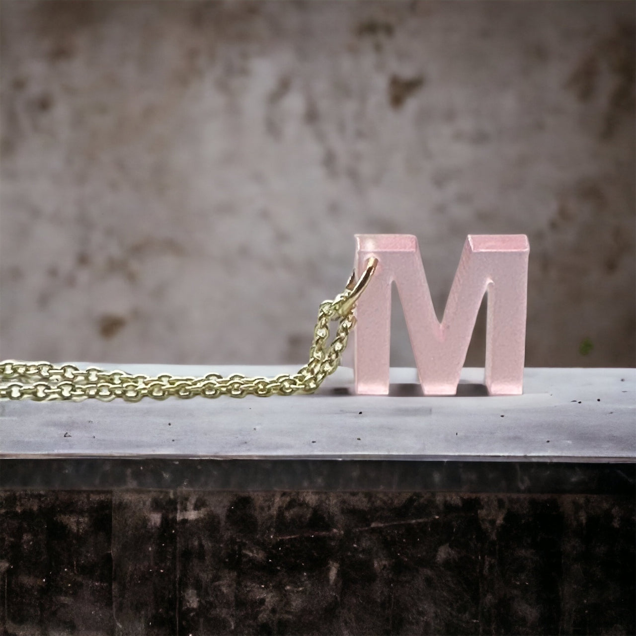 Acrylic Monogram - Frosted Light Pink
