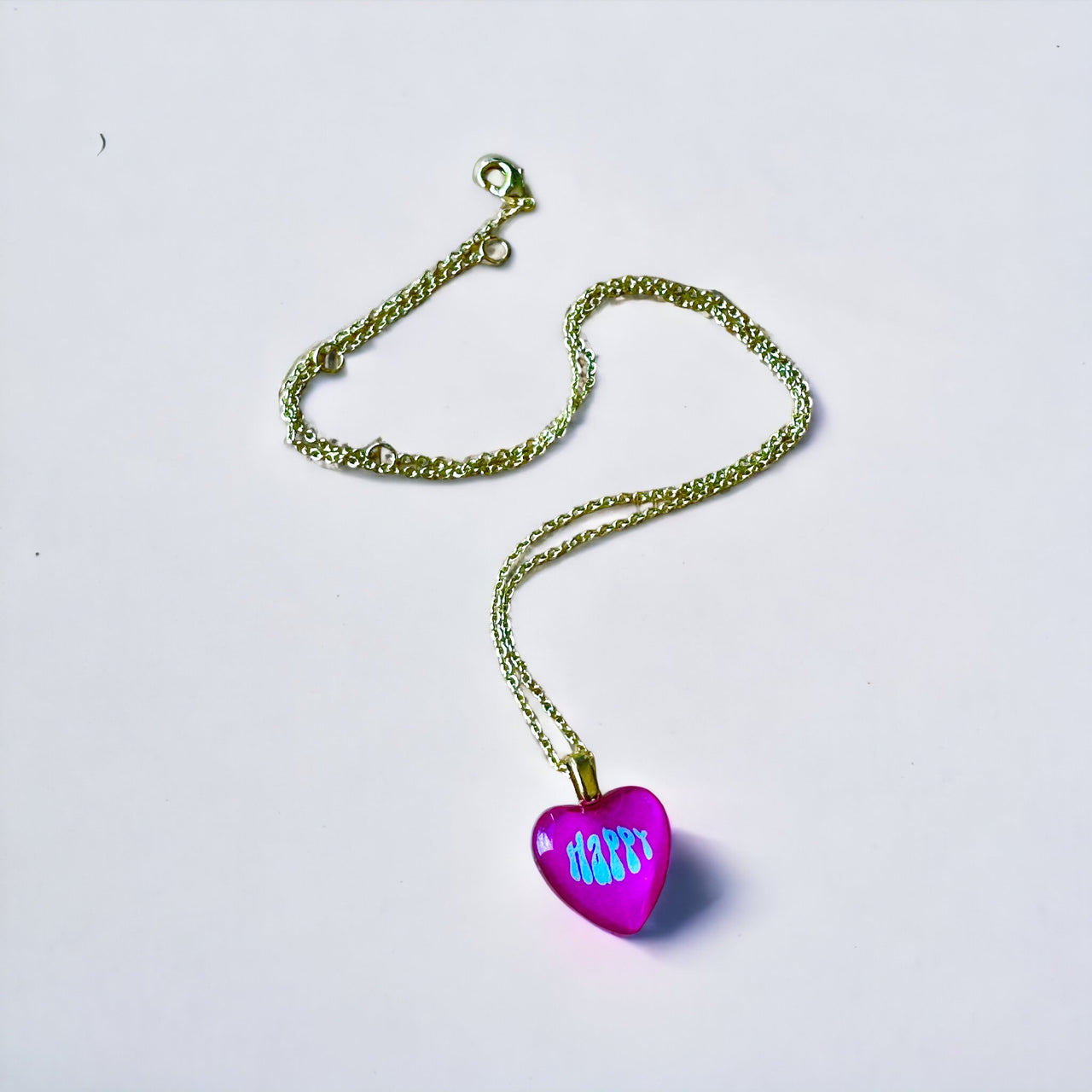 Mini Heart - Happy in Pink