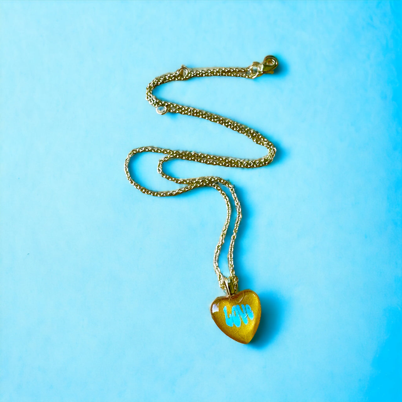 Mini Heart - Love in Gold