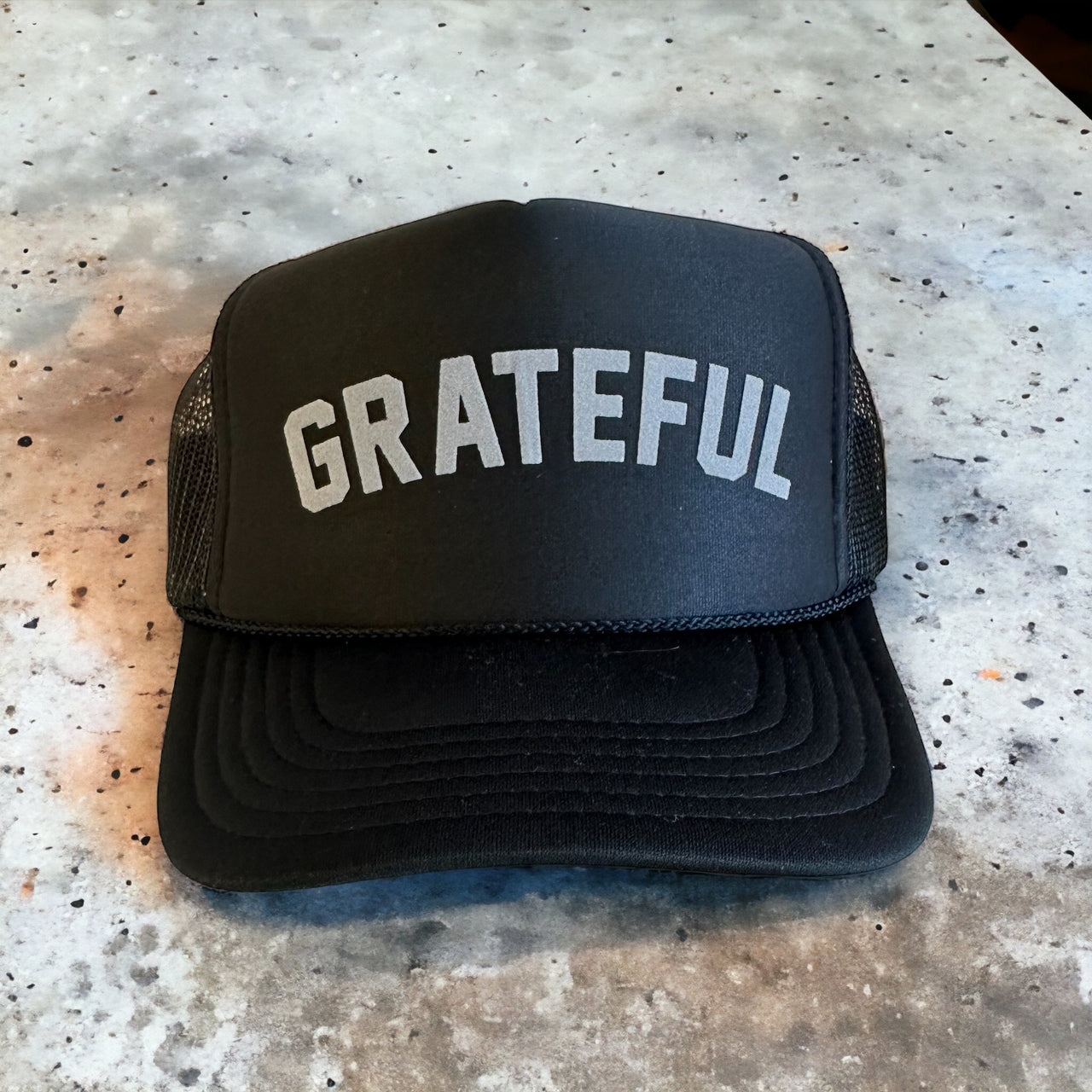 Holiday - Velvet GRATEFUL Black Trucker