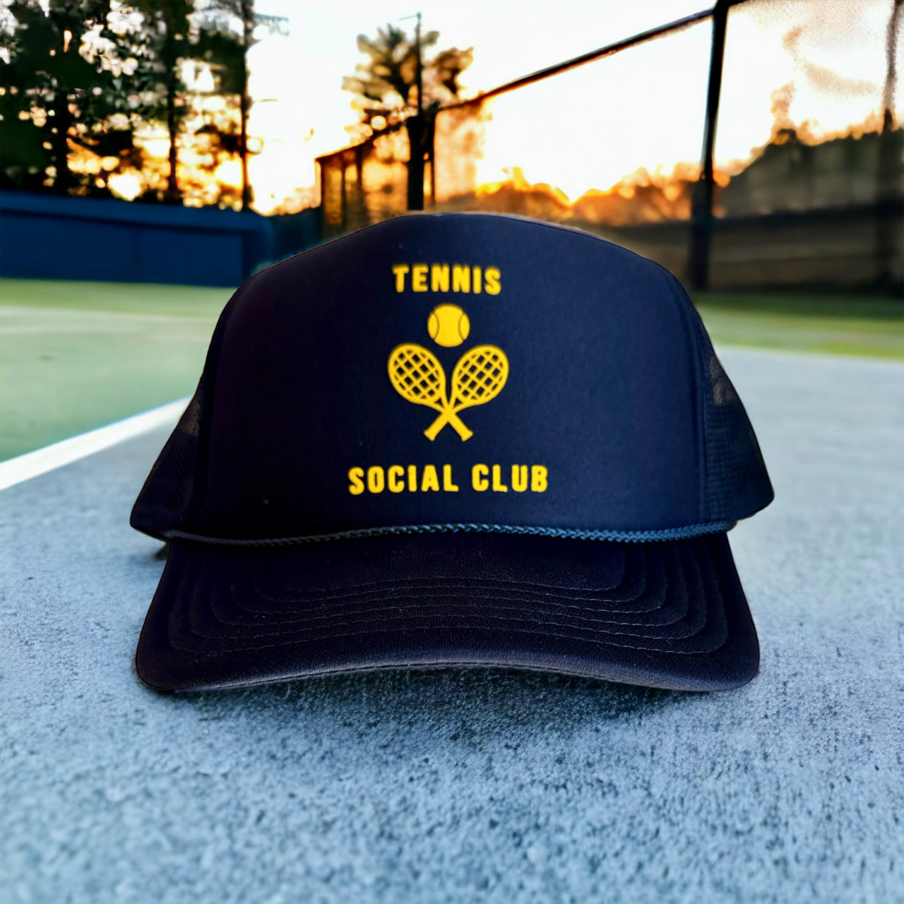 Tennis Social Club Trucker - Navy
