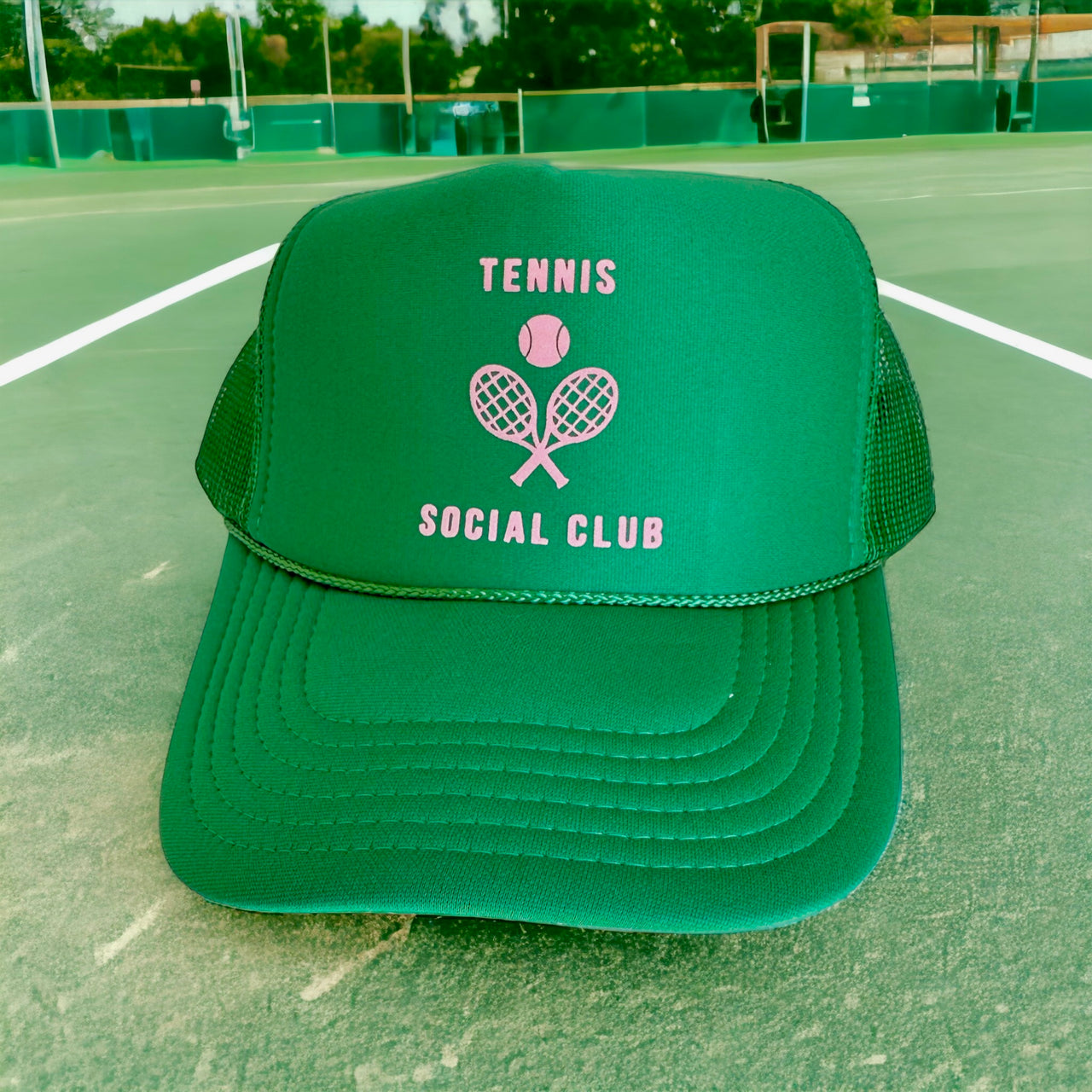 Tennis Social Club Trucker - Green