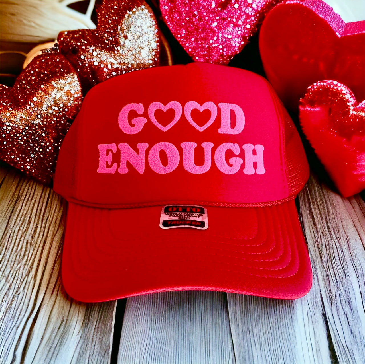 Good Enough Red Trucker