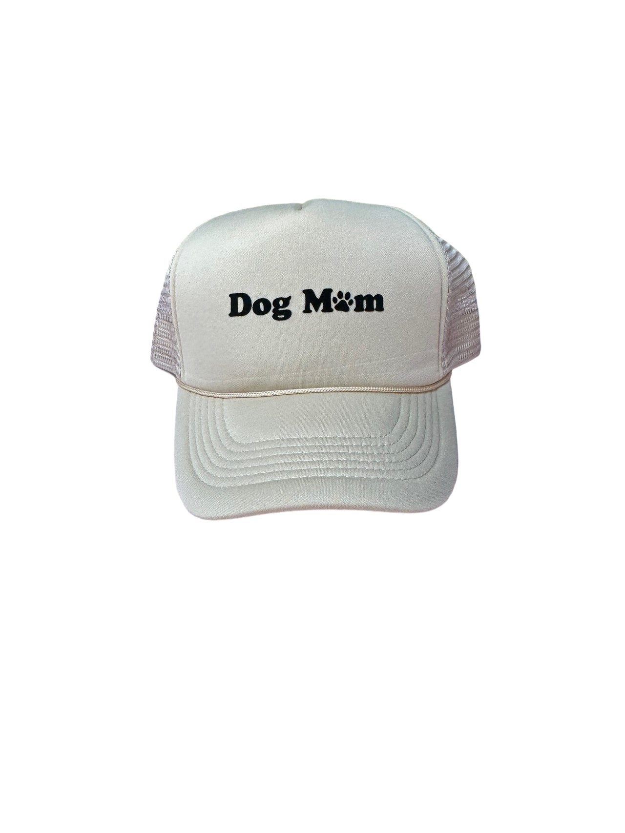 Dog Mom Trucker - Tan