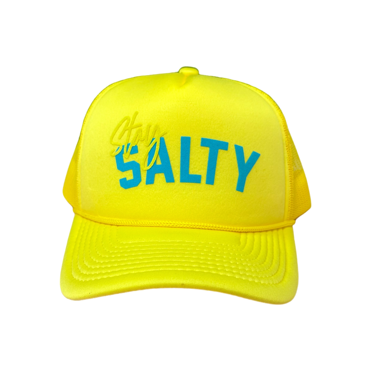 'Stay Salty' Trucker - Yellow