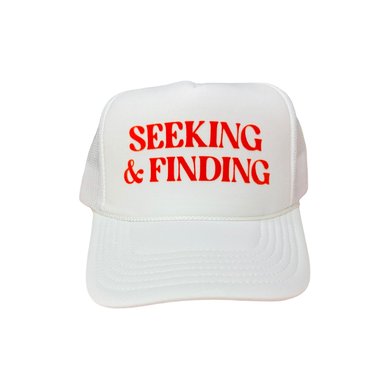 'Seeking & Finding' White Trucker