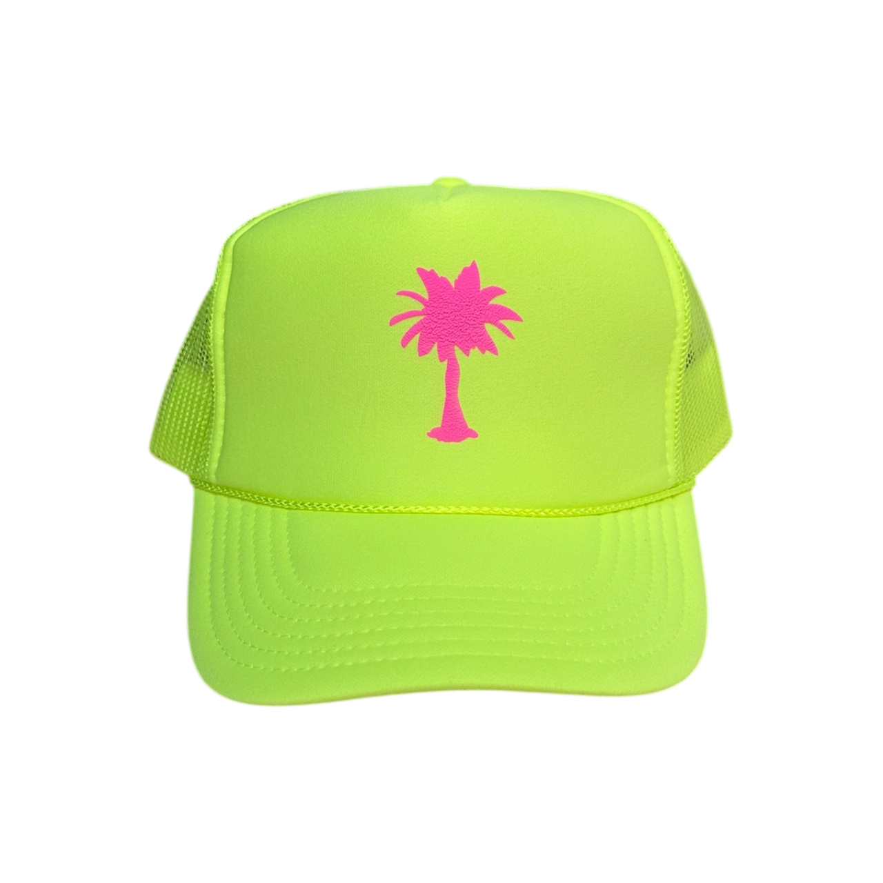 Palm - Neon Yellow Trucker Hat