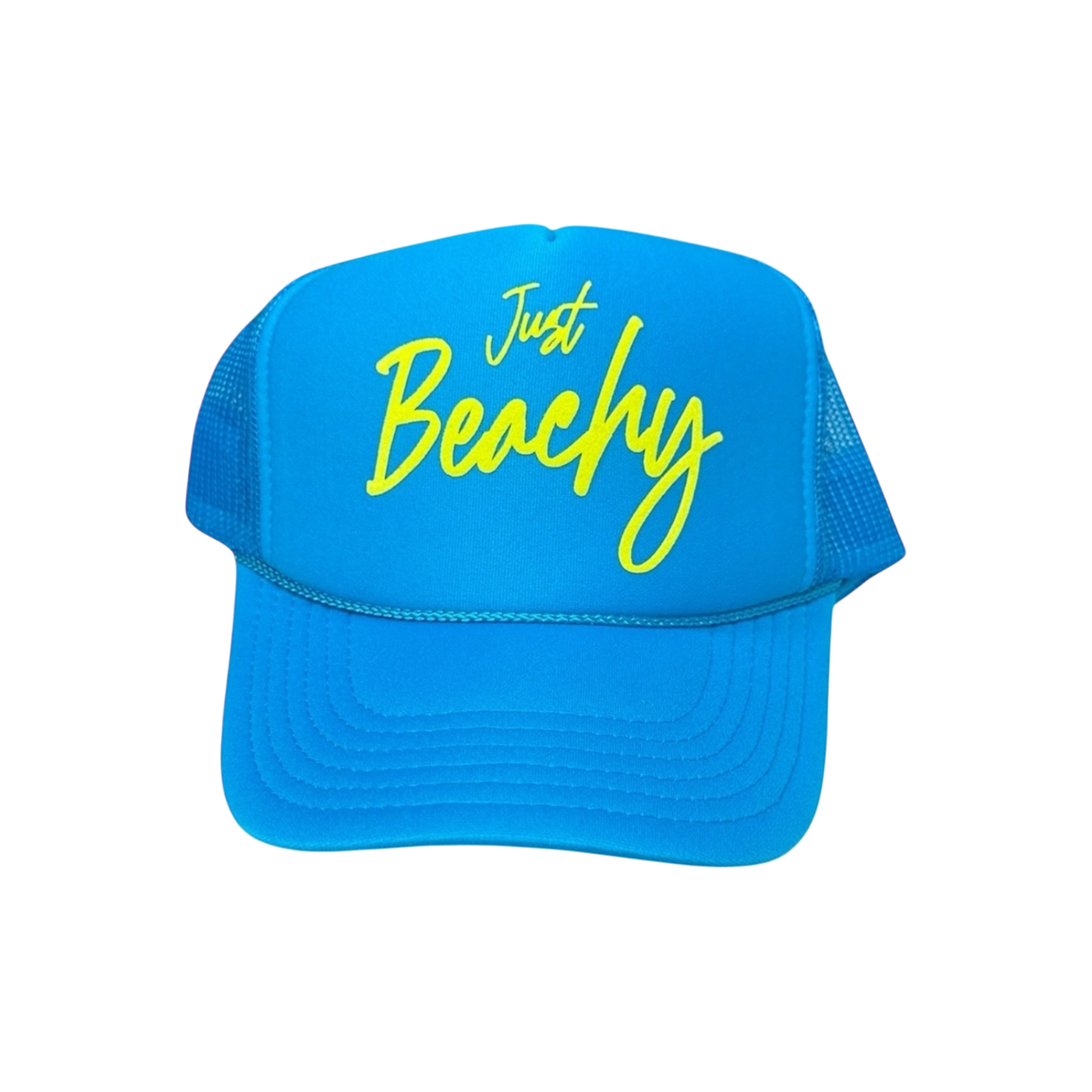 'Just Beachy' Surf Blue Trucker Hat