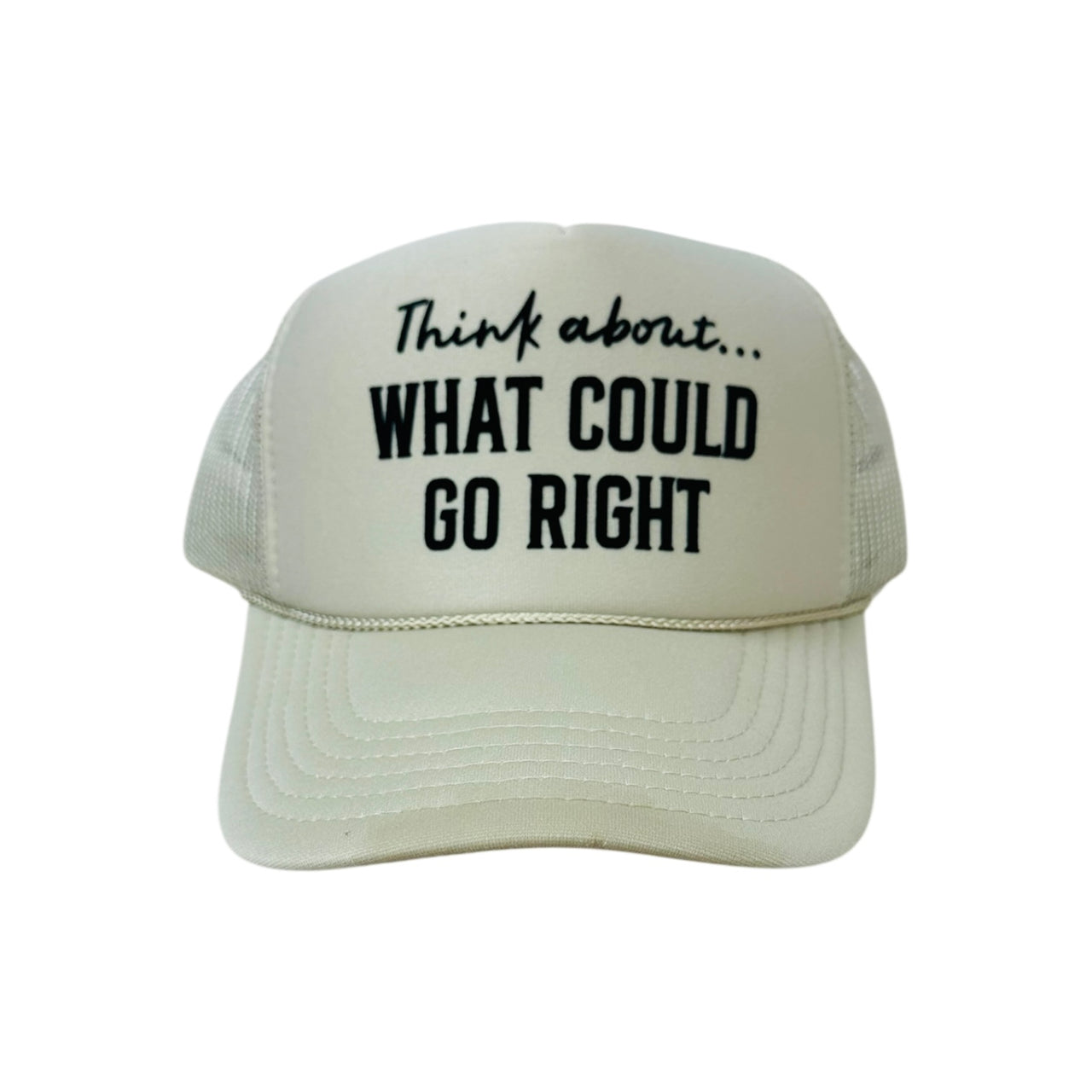 What could go right - Khaki Trucker Hat