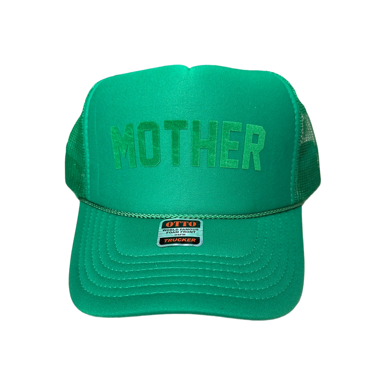 TOT Trucker - MOTHER - (Green on Green)