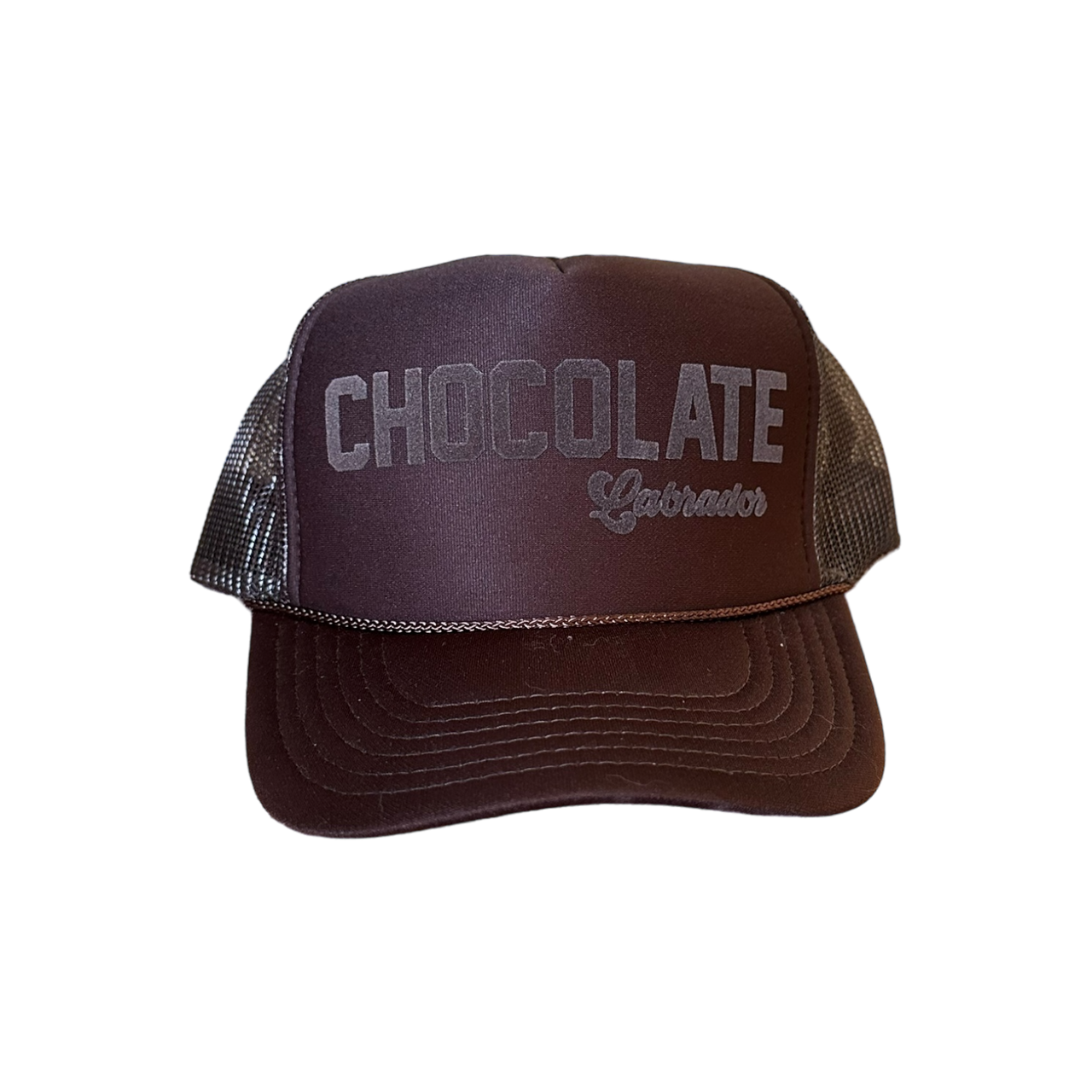CHOCOLATE Labrador (Tone on Tone) Brown Trucker
