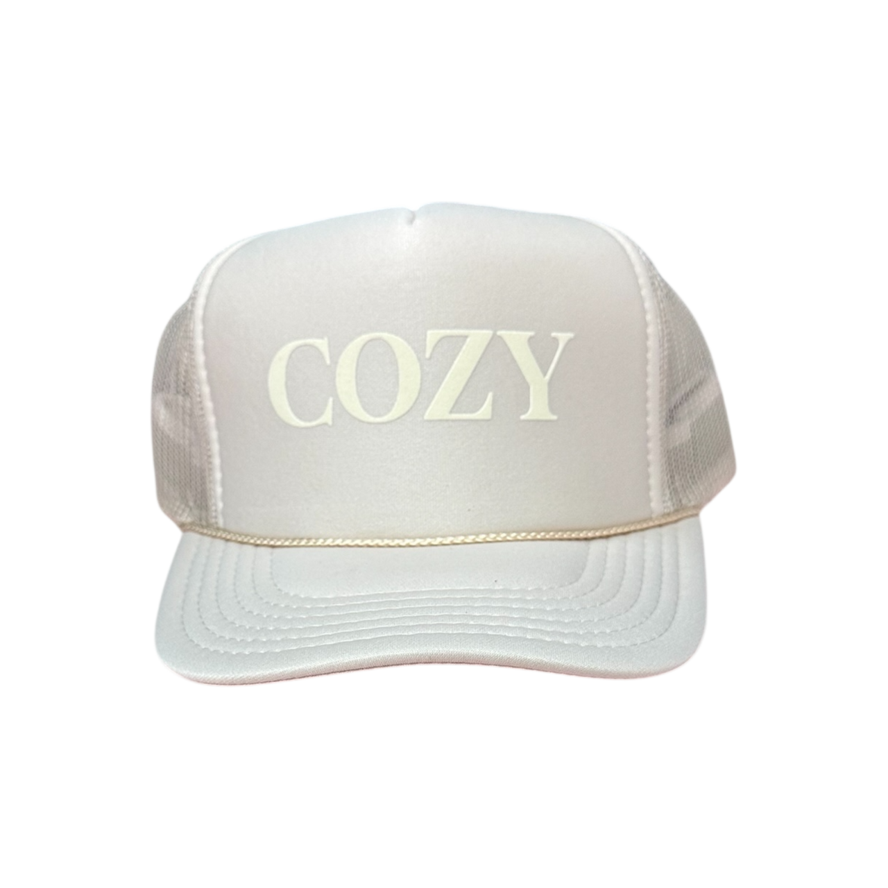 COZY - Tan Trucker Hat