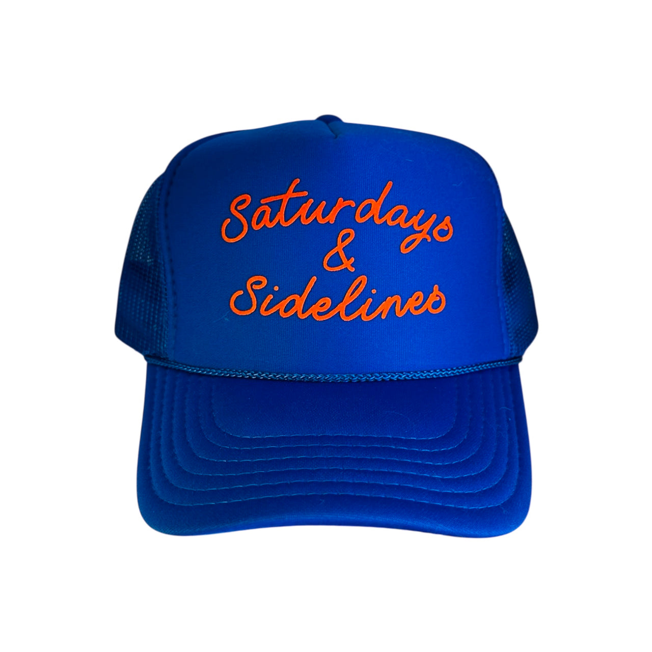 Saturdays & Sidelines - Royal Blue Trucker Hat