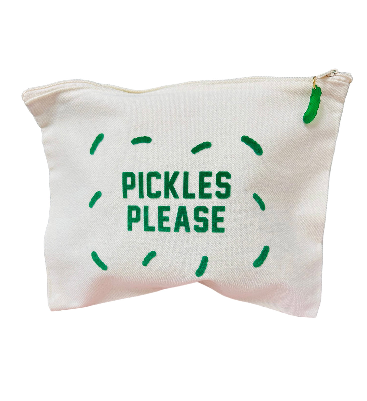 Pickle Canvas Zipper Pouch
