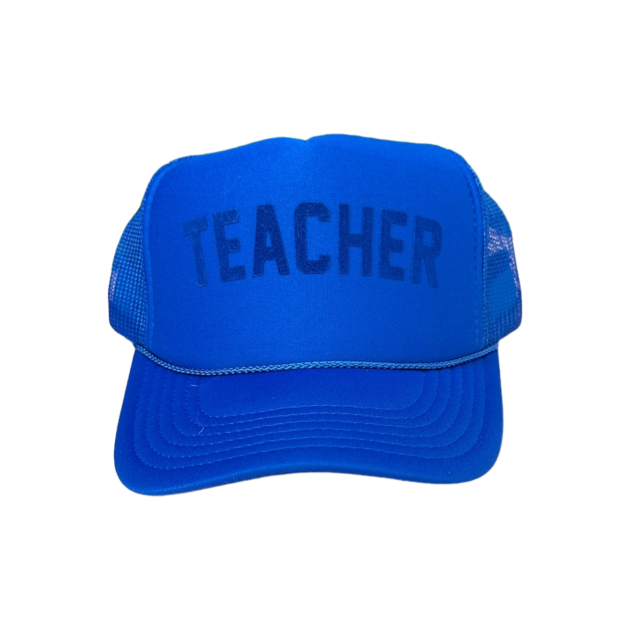 TOT Trucker - TEACHER - (Blue on Blue)