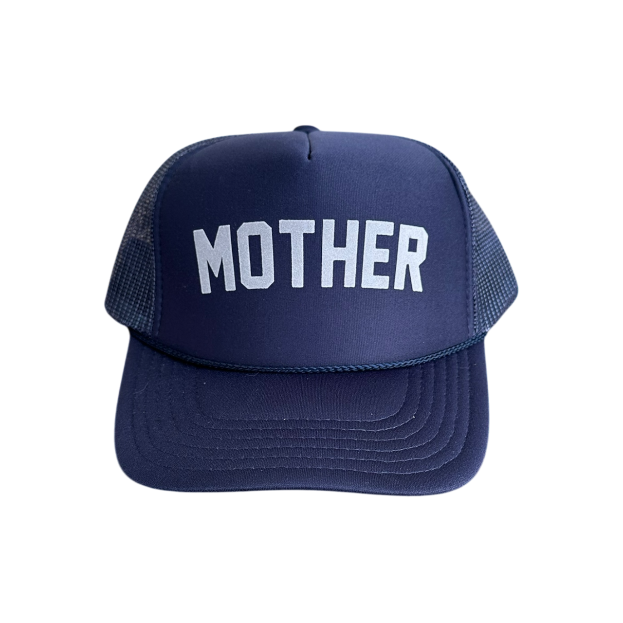 MOTHER (Gray Velvet) - Navy Trucker Hat