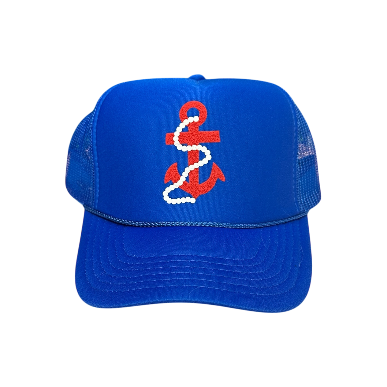 Anchor - Royal Blue Trucker Hat