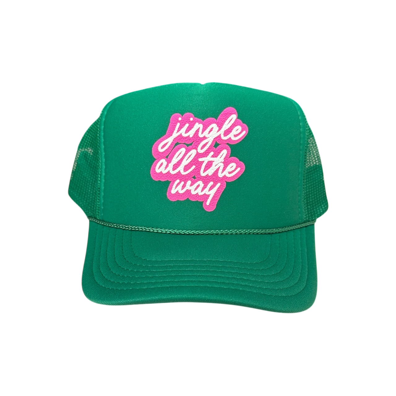 Jingle all the way - Green Trucker Hat
